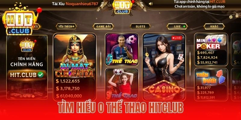 Tìm hiểu O thể thao Hitclub